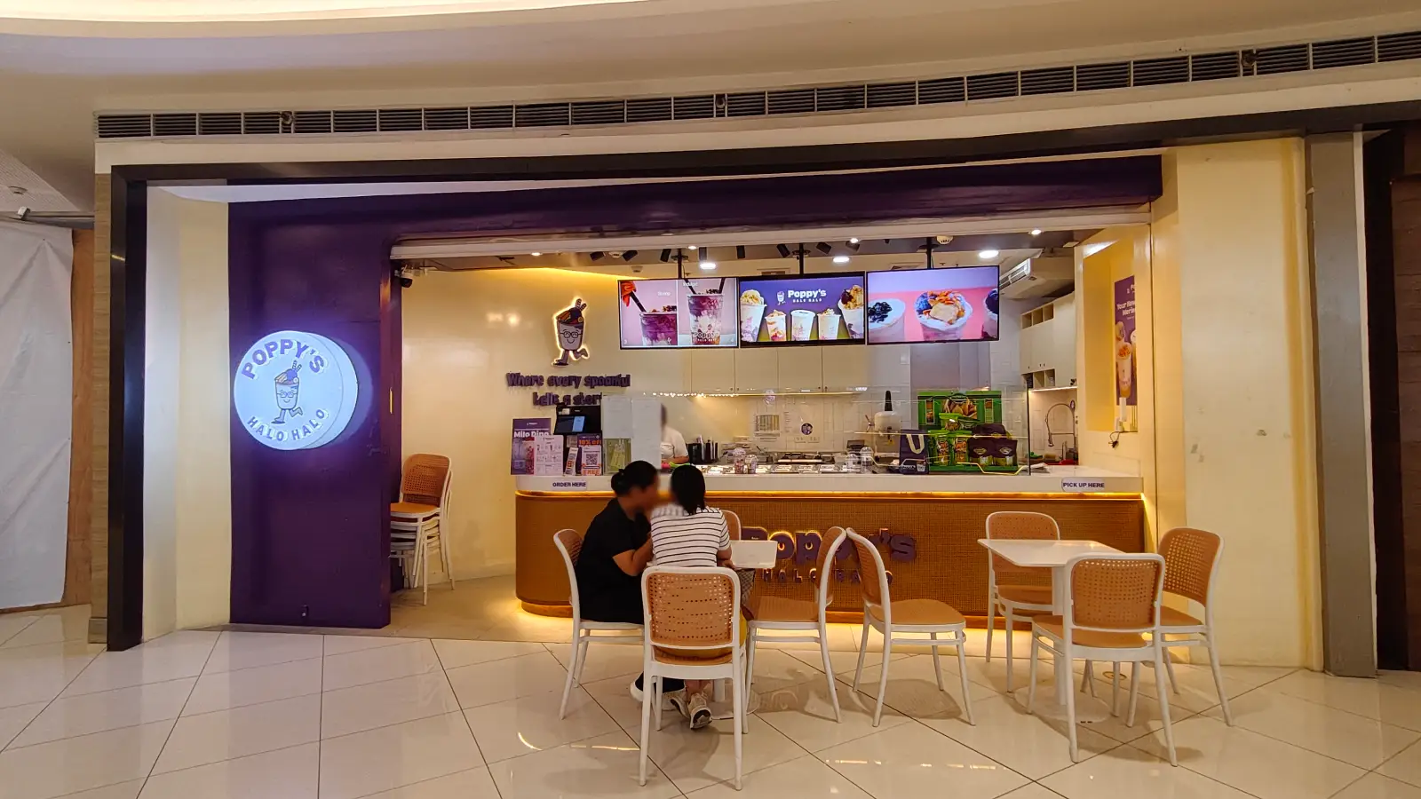 POPPY'S HALO HALO in SM City Fairview